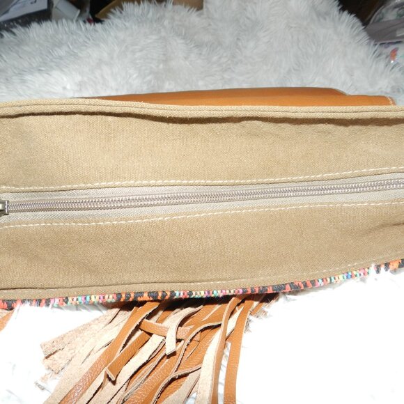 Myra Western Fringed Leather Hair-On Crossbody Shoulder Bag NWT/🆕SHIPS📦🏃🏻💨⚡ - Picture 10 of 16